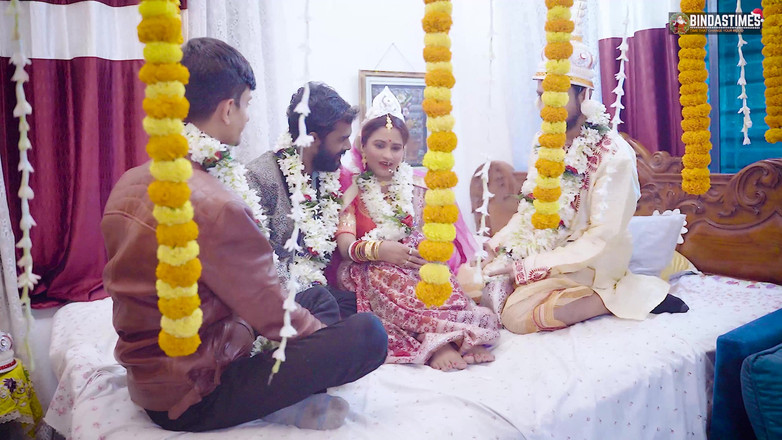 Biind as times: Gangbang Suhagarat část 2 - Desi indická teenagerka 18+ manželka velmi 1. suhagarat
