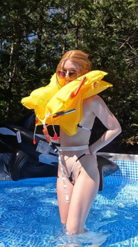 팽창식 구명 재킷 페티쉬
