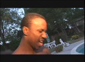 VOP Ebony Babes: Blonde ebony smashed outdoor by a big black cock