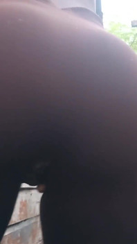 Bending Over Striptease Pissing Outdoors Rubbing My Tight Pussy