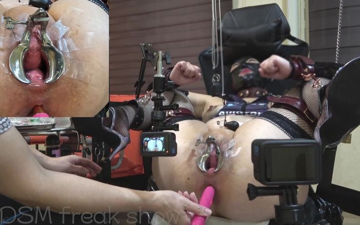 BDSM Freak Show: Kinky Slavedoll R Vol.008 Close-up: Pussy Vacuum...massive Squirting with Anal...