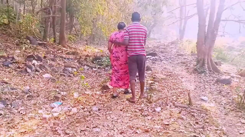 Telugu honey lips: Desi Stepmom and Stepson Outdoor Sex Telugu Dirty Talks