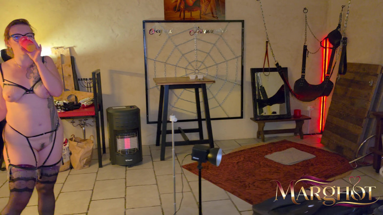 Sexymarghot: ดูเอท BDSM แบบหนักกับ mzl - เย็ดหีและก้น, พุ่งน้ํา, ถ่มน้ําลายและใบหน้าใหญ่