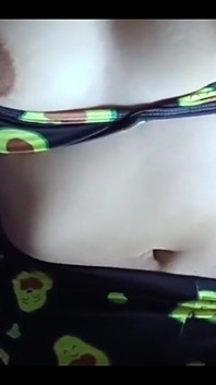The Charming Porn Actress Yuliethgomez in a Swimsuit While Touching Her Wet Vagina