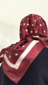 Satin Headscarf Fashion Show and Cumming on a Scarf, JOI, Lady Victoria Valente