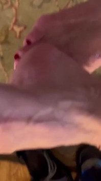 Cum on Stepaunt's Feet with Red Nails and Anklet JOI Dirty Talk MILF GILF Footjob