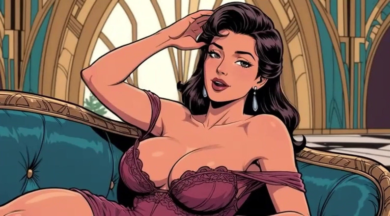 Huge Boobs: Ai Wanita Kartun Bergaya Yang Luar Biasa