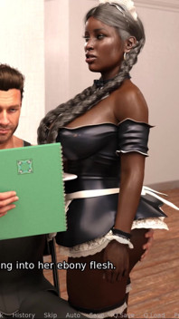 Hornear con chocolate 17 Ladesha vestida como sirvienta