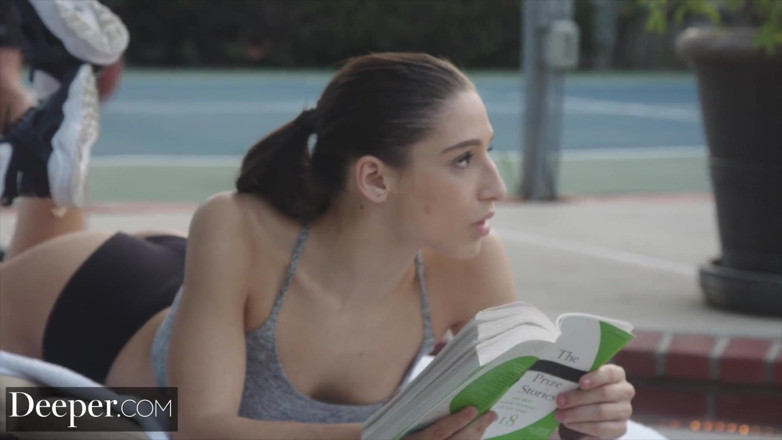 Deeper: Deeper. Abella Danger gets insatiable on court action