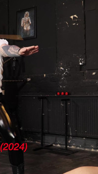 Thigh Caning Warmup & Judicial Caning of Submissive Mila