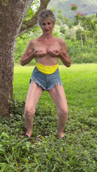 Pulling Down My Boob Tube in the Rain Forest