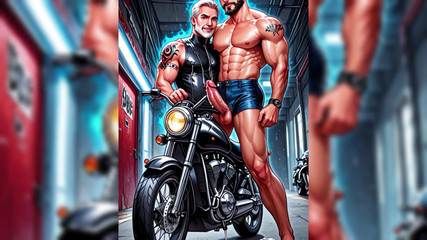 Erotic Man: Ai Biker, diaporama d’hommes gays