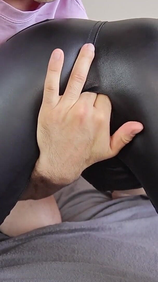 Artur and Diana: Foreplay with a Girl in Leather Jeans, Dry Sex &amp; Fingering.