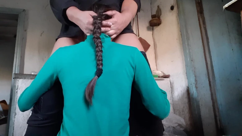Lesbian-illusion: I Hot Fuck My Girlfriend in the Mouth From Different...