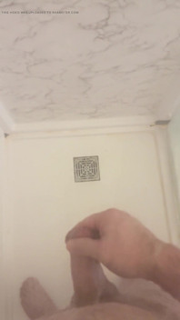 Retired Army Veteran Playing with His Cock in the Shower