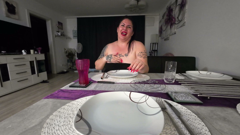 LadyLenaXXX: Dinner with Step-family/stepbrother Sucked Empty Under the Table