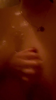 Pregnant Washing My Titties in the Shower