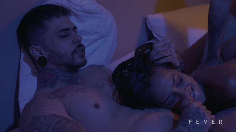 Fever Films: Teen Latina enjoy two dicks after dinner
