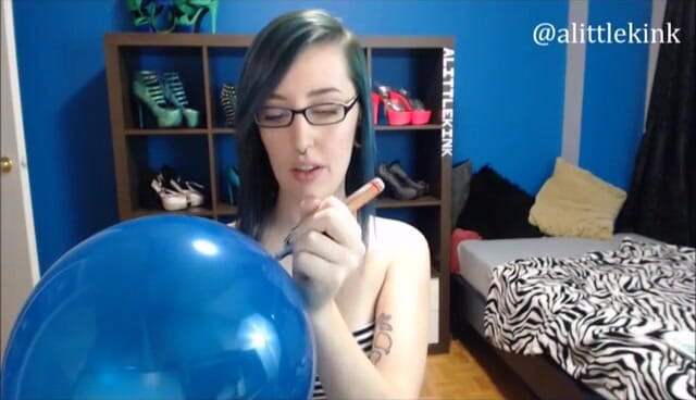 Miss Faith Rae: Balloon blowing