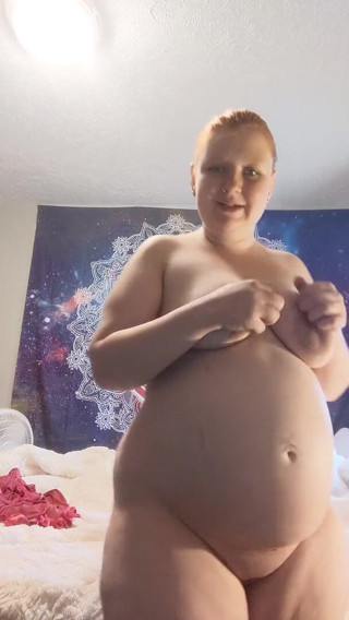 Sin Spice by Sophia Sinclair and Jasper Spice: Lotioning my tits and pregnant belly