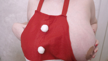 BustyVic: 4K. Vánoční šukání koz, rychlé sperma