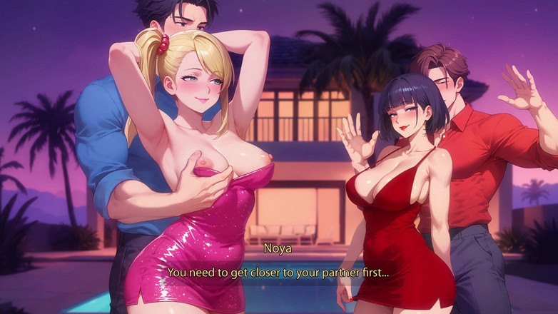 Hotgame Studio X: हॉटवाइव्स अजीब को तरस रही हैं - पतियों को व्यभिचारी कार्ड गेम्स में बहकाना - भाग 4