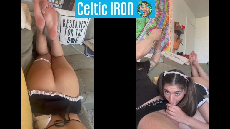 Celtic Iron: Komplett flickvänupplevelse bästa avsugning Aubry Babcock vol.45