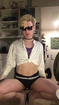 Sissy Fag Jes Brinch Hotpants