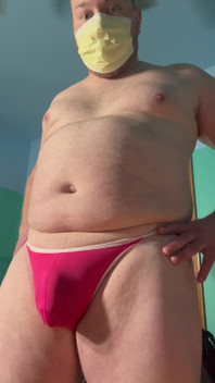 Small Cock Pink Thong