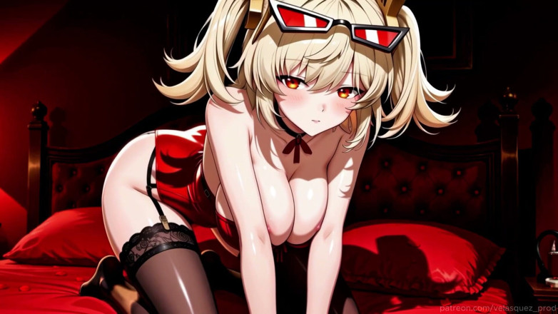 Velasquez prod: Burnice White Intense Sex. Zenless Zone Zero Hentai Ai