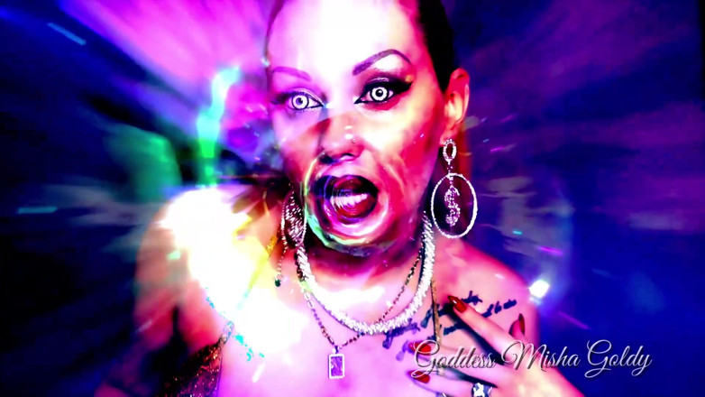 Goddess Misha Goldy: Demonic ASMR! Mind fucking you so that you can’t cum...