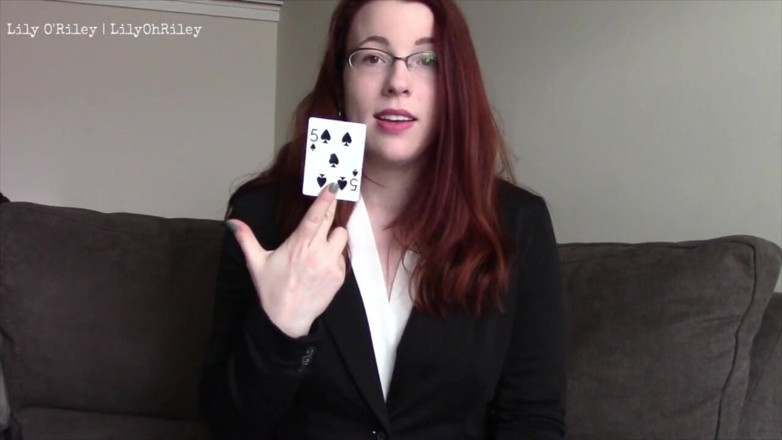 Lily O'Riley: Lady luck 10 card masturbation game