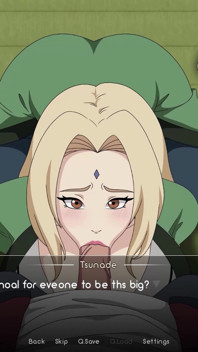 Naruto : Kunoichi Trainer - La MILF Tsunade se fait sodomiser et reçoit un creampie - Jeu porno Hentai anime naruto
