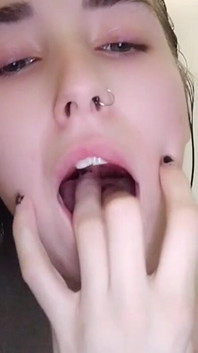 Sucking My Fingers in the Shower