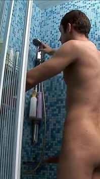 Dimitry Likes to Keep Himself Clean