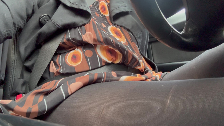 Step Mommy: Elegant Stepmom Drives to the Office Wearing Tights and a...