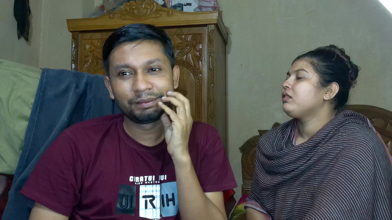 Desi Video BD: Sexy bhabi podvádějící manžel náctiletá holka mluví sprostě