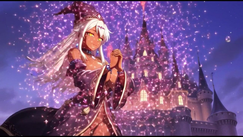 Hot girl dancing: 144. Tanec dark kouzelníka (ai animace)