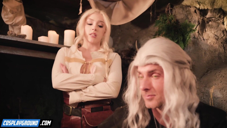Cosplayground: Geralt pieprzy Chloe Amour w dupę i spuści w Gia...