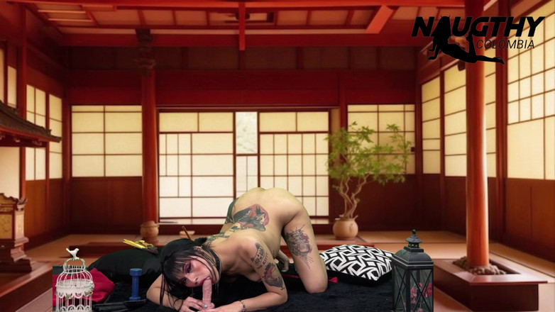 NaughtyColombia: Güzel latin geyşa güzel amının tadını çıkarıyor