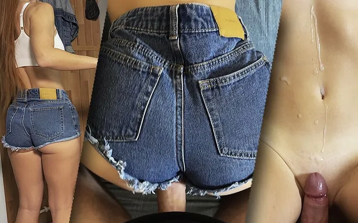 Myredfoxgirl: Redhead in Denim Shorts Met a Stranger on the Street...