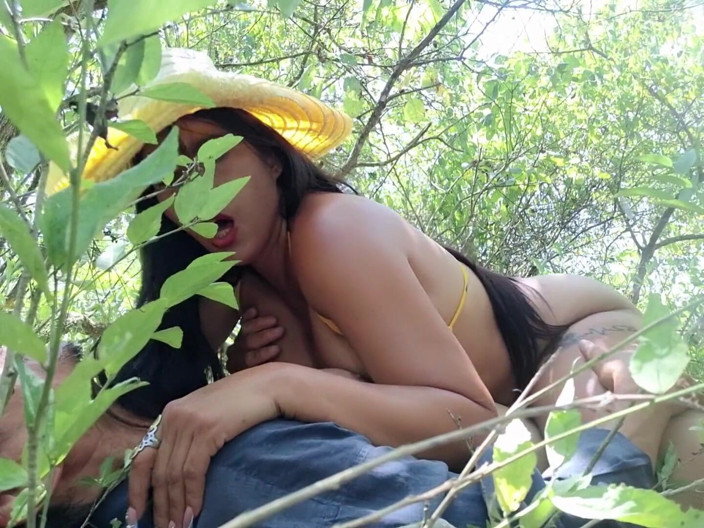 Lady: The stepfather has sex in the countryside with his beautiful,...
