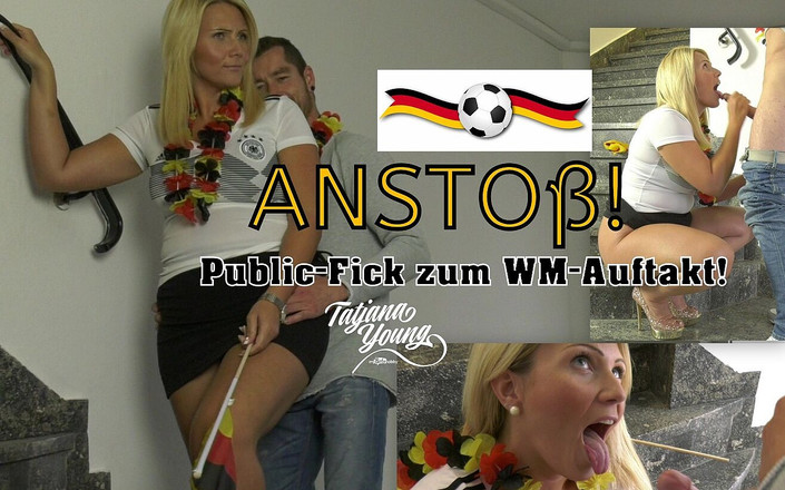Tatjana Young: जर्मन फुटबॉल प्रशंसक प्रशंसक लड़की को चोदता है