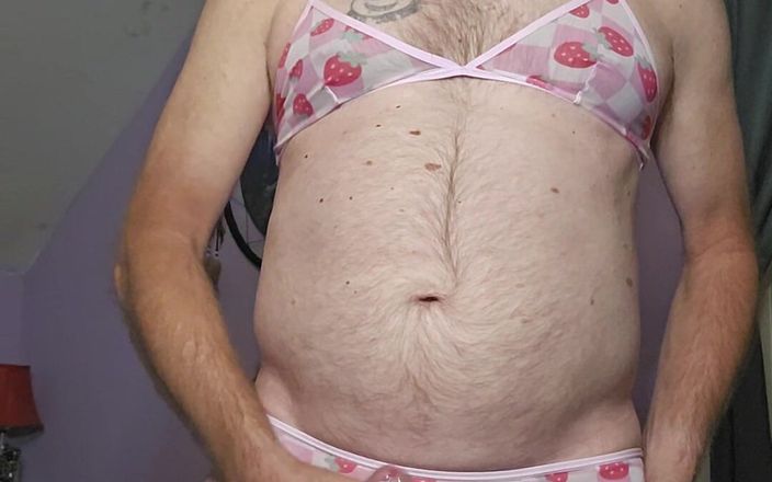 Fantasies in Lingerie: Amazing Cumshot Wearing My Romwe Bra and Panty Set