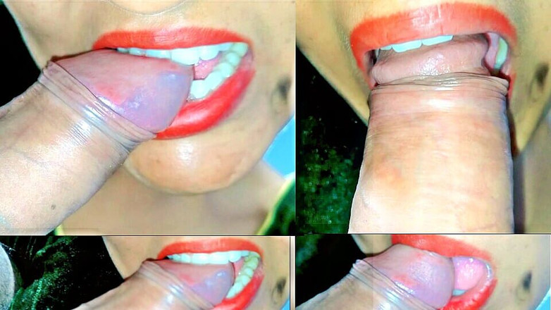 Rakul008: 美丽的印度饥渴新人妻吮吸鸡巴