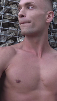 Please Jerk My Uncut Cock Stranger!