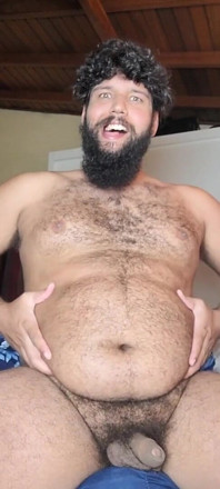 Wielki brzuch burps do Big Cock Blowout