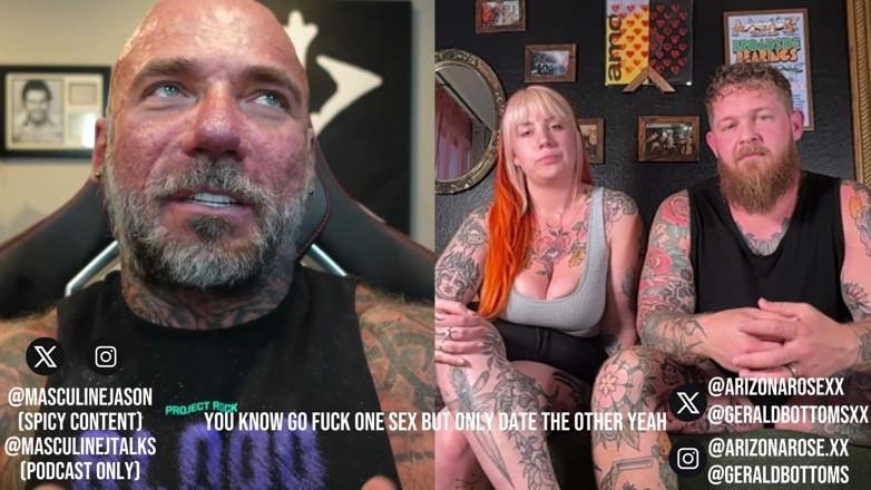 Raw and Uncensored with Masculine Jason: Porn Star Confessions - Arizona Rose and Gerald Bottoms (episode 207)