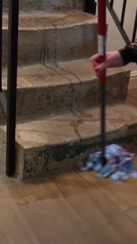 A Trisha le encanta masturbarse en las escaleras con vibrador