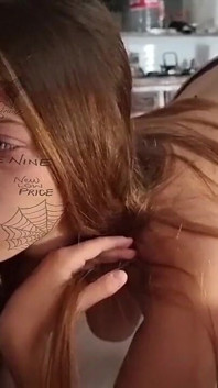Latina Succhia Un Grosso Cazzo Con Il Filtro Snap